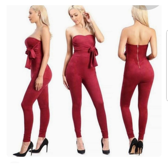 Red Playsuit - Picture 2 of 2